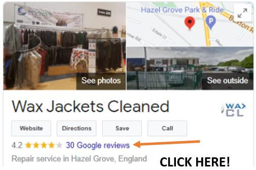 This is where to leave Google reviews.